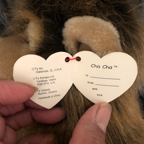 Ty Beanie Baby Large Monkey Cha Cha - Picture 6 of 6